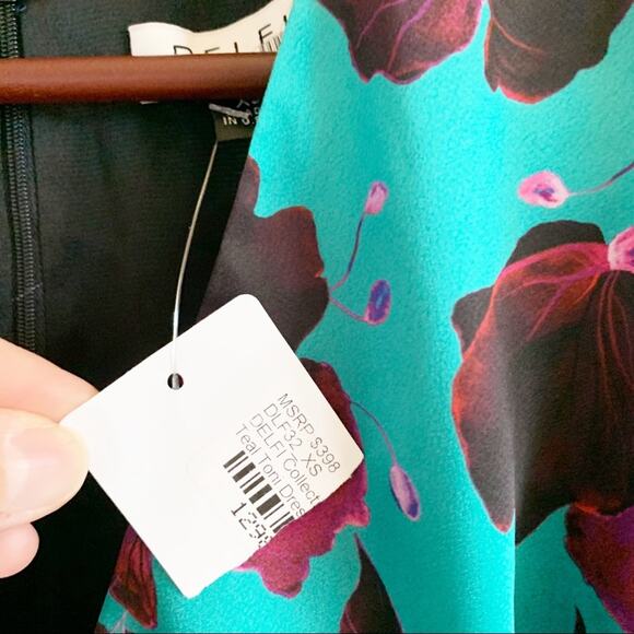 Delfi Collective Toni Mini Dress XS Blue NWT - Picture 6 of 7